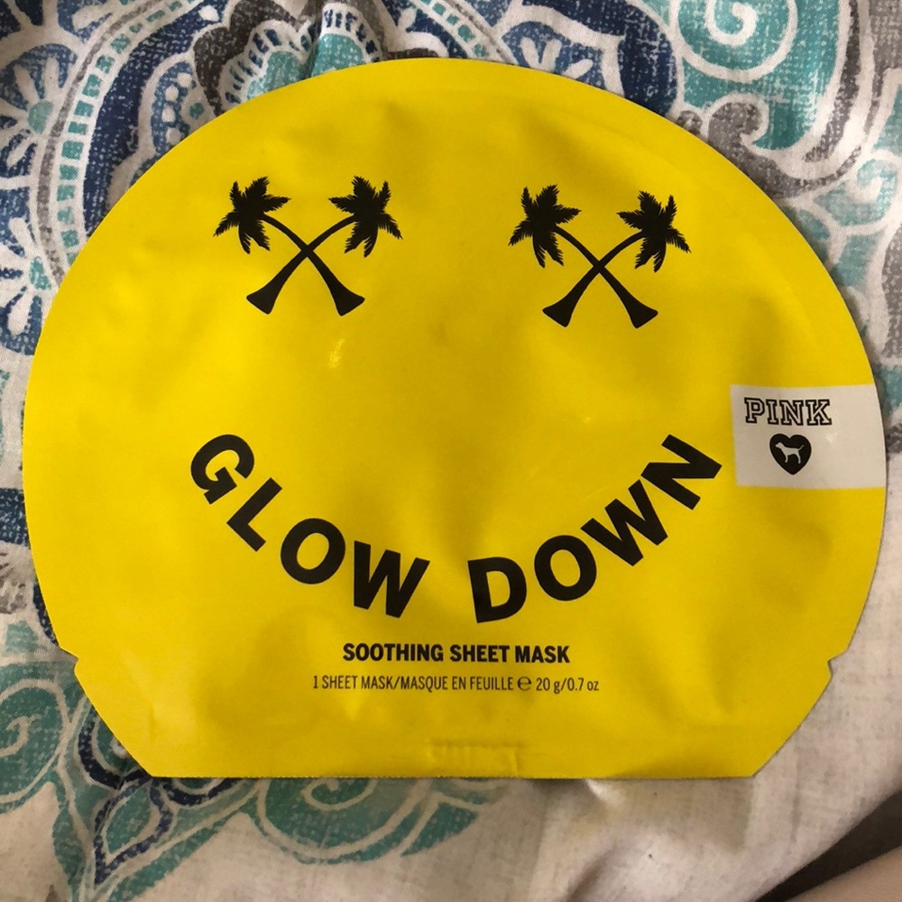 6 PINK Victoria secret face masks